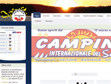 Tablet Screenshot of campeggiodelsole.com